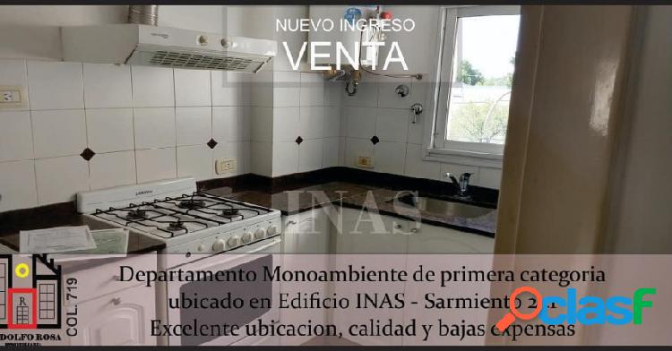 Monoambiente de categoria en INAS Sarmiento