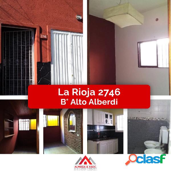 ¡SE ALQUILA CASA! La Rioja 2746 B° Alto Alberdi