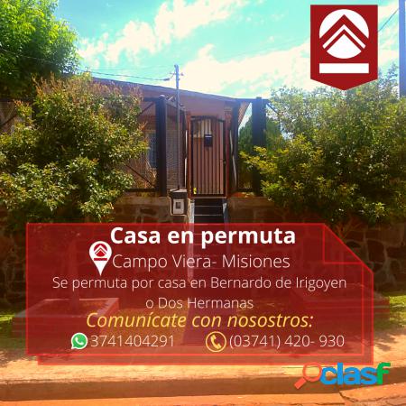 Casa en permuta