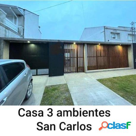 Moderna casa 3 ambientes-Barrio San Carlos
