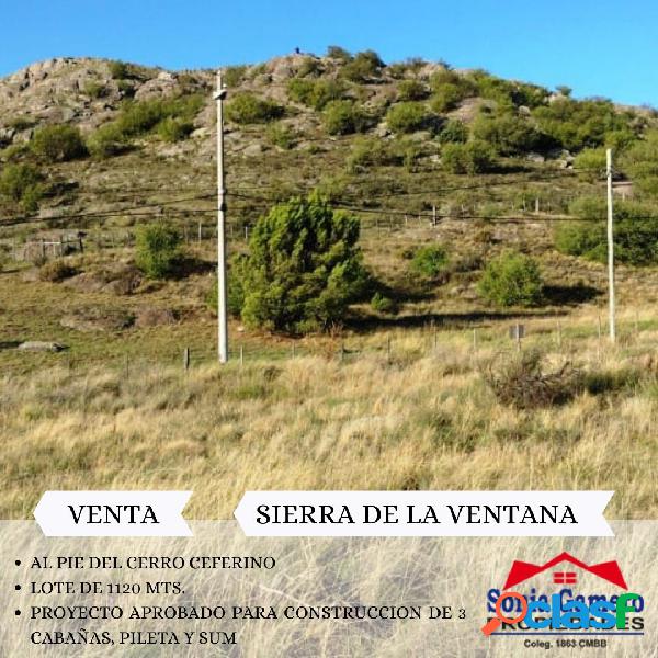 VENTA LOTE CERRO CEFERINO