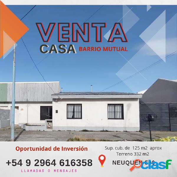 VENTA CASA B° MUTUAL