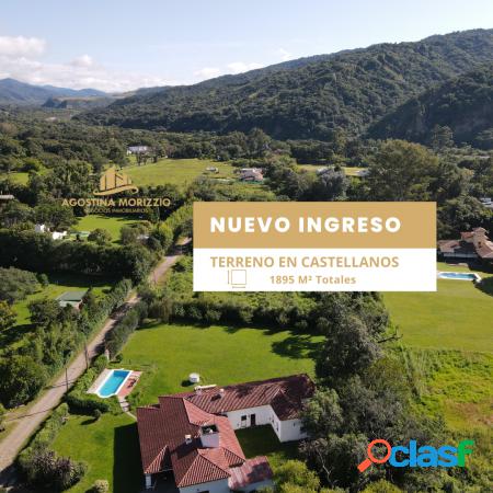 Hermoso terreno en venta en Castellanos