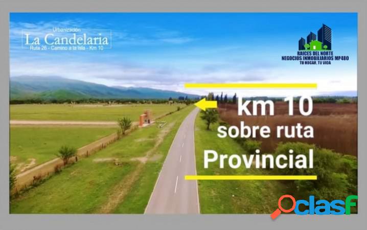 Paraíso La Candelaria - Ruta 26 km 10