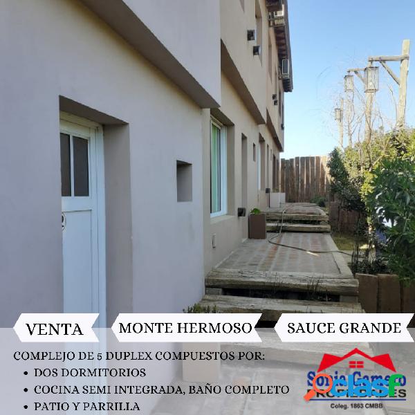 VENTA COMPLEJO EN MONTE HERMOSO