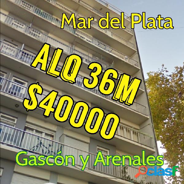 Alquiler Departamento 2 Ambientes GASCON Y ARENALES Mar del