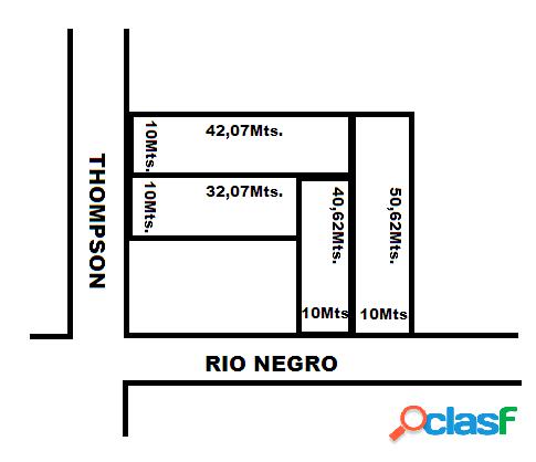 Thompson Nº 1350 / Río Negro Nº 435