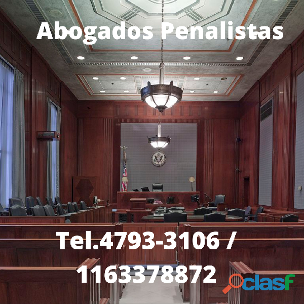 Abogados Penalistas Tel. 4793 3107 / 1163378872