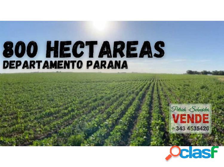 Se venden 800 has con 700 de chacra en departamento Paraná