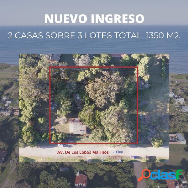 2 CASAS + 3 LOTES PLAYA LOS LOBOS CHAPADMALAL