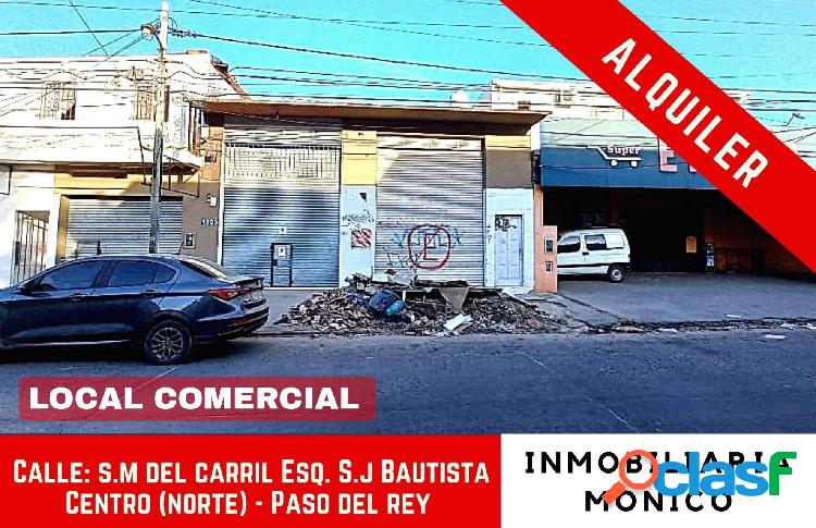 Alquiler local comercial o depósito en Paso del rey