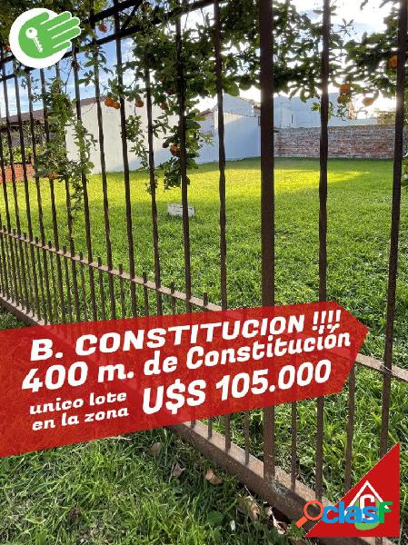 Barrio Constitución - Lote 234 m2.