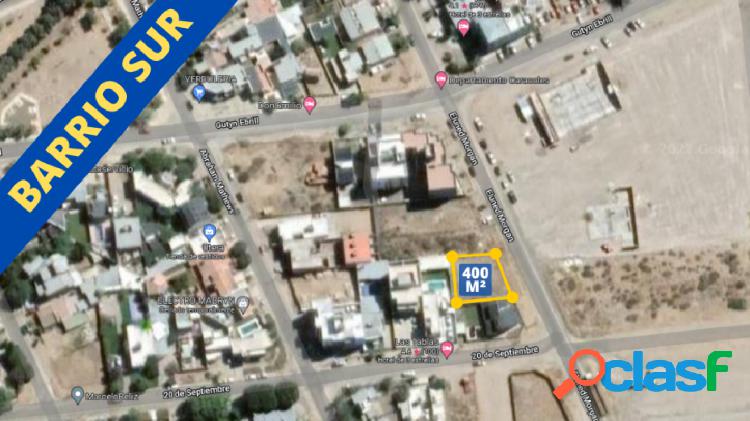 EXCELENTE TERRENO 400 M² BARRIO SUR