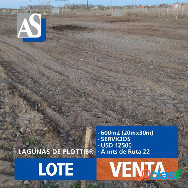 LOTE LAS LAGUNAS DE PLOTTIER