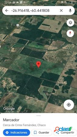 SE VENDE CAMPO. PRESIDENCIA ROQUE SÁENZ PEÑA-CHACO.