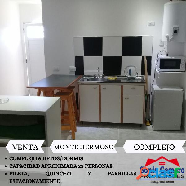 VENTA COMPLEJO EN MONTE HERMOSO