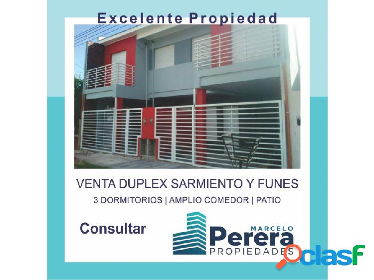Venta | Duplex | 3 dorm | Sarmiento y Laprida