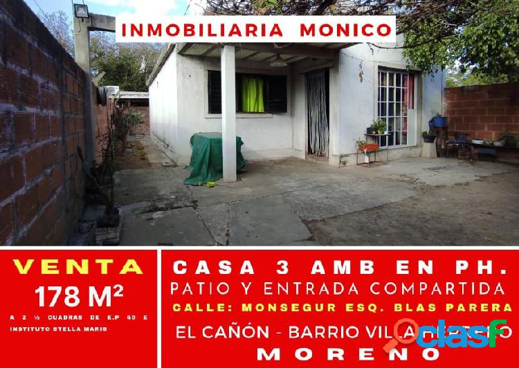 venta casa 3 amb en Ph en Moreno