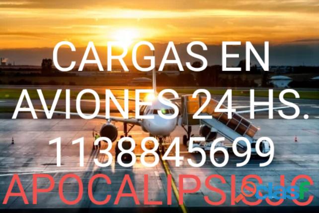 CARGAS EN AVIONES 24 HS. 1138845699
