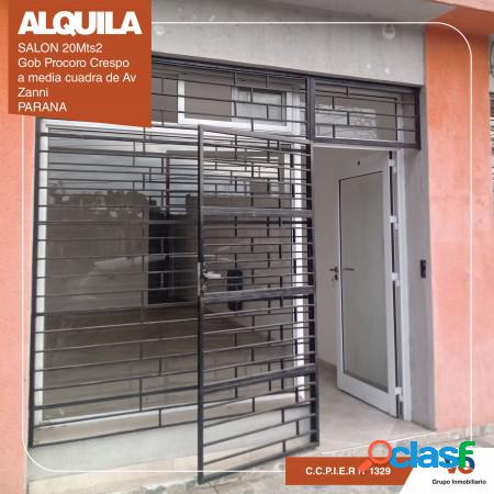 ALQUILO LOCAL COMERCIAL Calle Gob Procoro Crespo A 50 Mts de