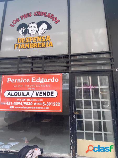 Alquiler Local de 40 metros en Zona Centro de Mar del Plata.