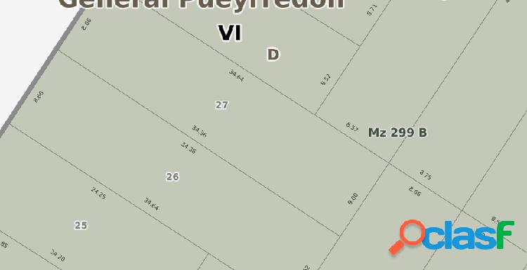 Lote de 300m2 en Catamarca y San lorenzo