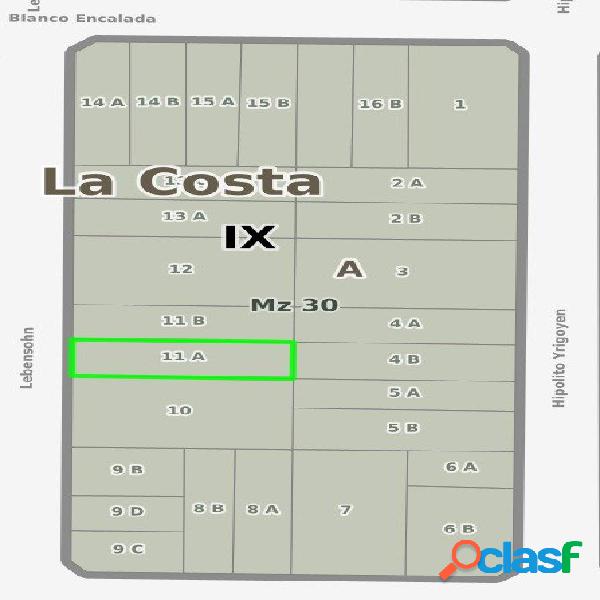 Lote en Mar de Ajo