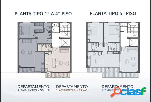 Venta Departamento 1 Ambiente PERLA NORTE Mar del Plata