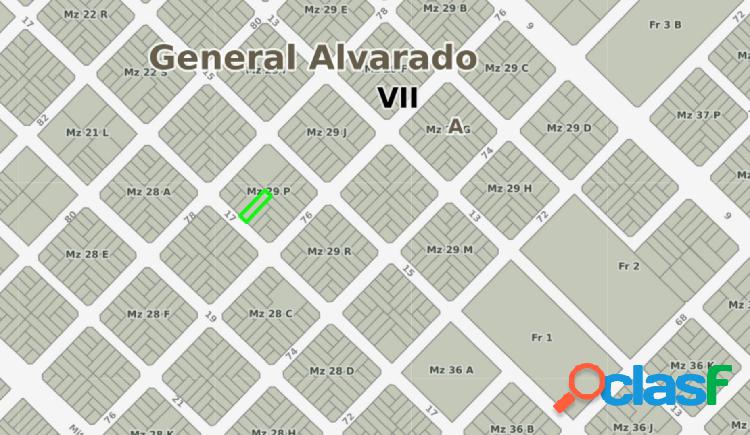 Lote de 433 m2 en Miramar