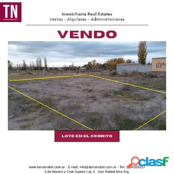 Lote en el cerrito