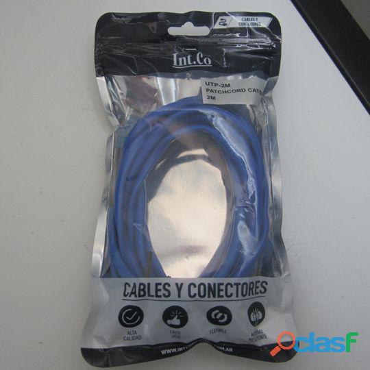 Cable De Red Ethernet 3 Metros Color Azul / Rj45 Ethernet