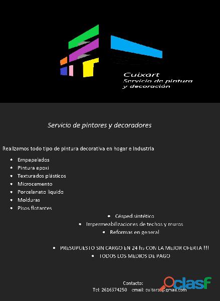 SERVICIOS DE PINTURA Y DECORACION