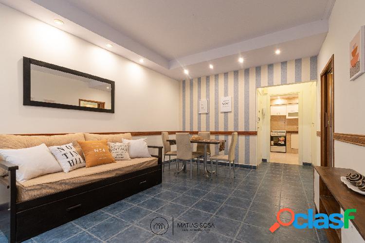 DEPARTAMENTO 2 AMBIENTES CON BALCÓN AL FRENTE ZONA CENTRO