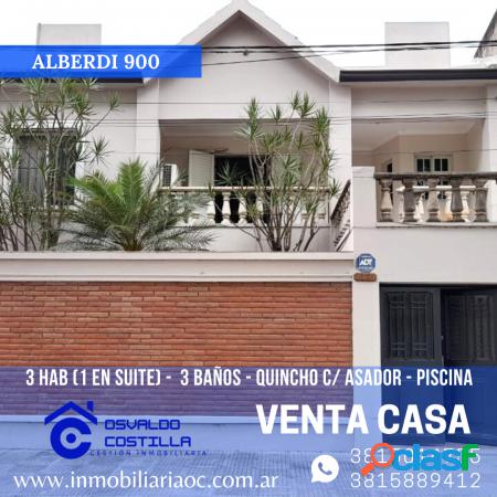 Venta Casa 4 Hab. Pje. López de Vega1100 alt Alberdi al 900