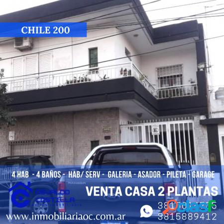 Venta Casa de 4 Dormitorios en calle Chile al 200