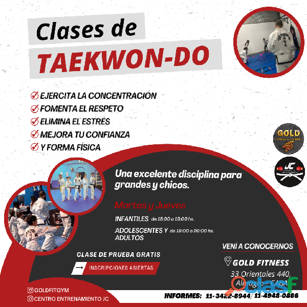 Clases de Taekwon do Almagro