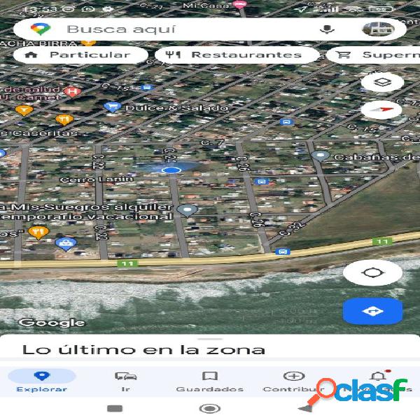 LOTE DE TERRENO EN FÉLIX U CAMET 2 DEL MAR