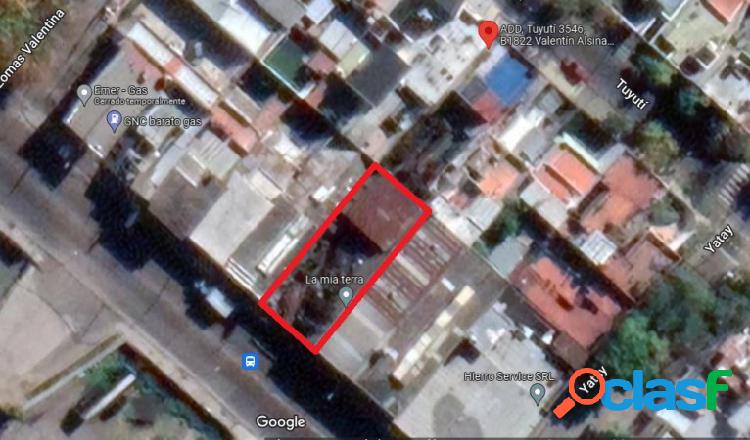 LOTE CON VIVIENDA DE 8,66M X 56,20 M, SUPERFICIE 486M2,