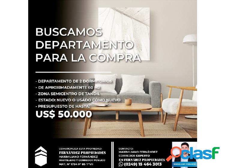 PARA LA COMPRA - DEPARTAMENTO 2 DORMITORIOS, TANDIL