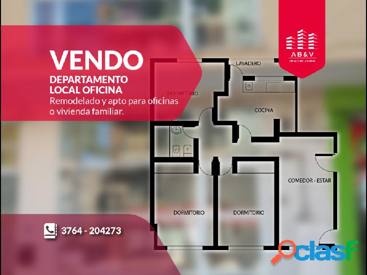 VENDO DEPARTAMENTO CENTRICO - APTO VIVIVENDA U OFICINAS