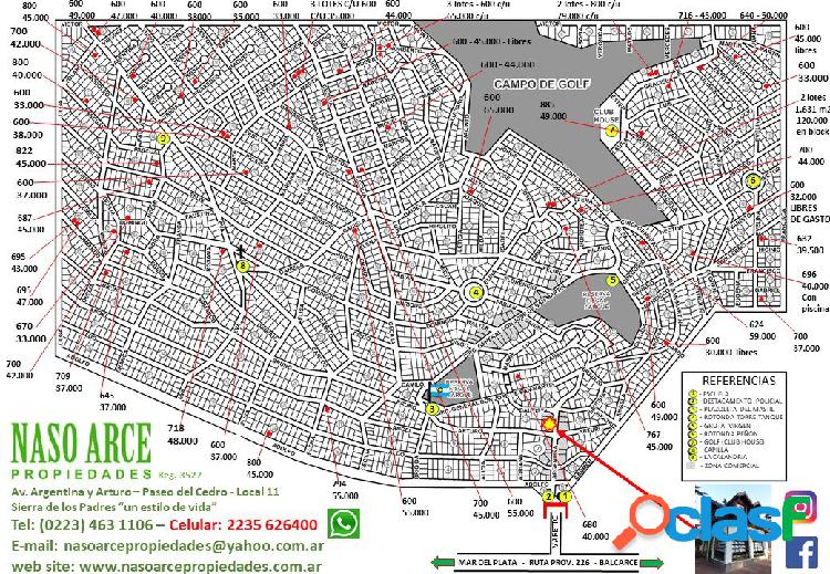 LOTES EN VENTA EN SIERRA DE LOS PADRES Y COLINA DE LOS