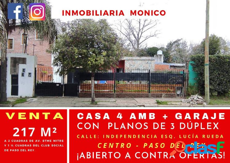 venta casa 4 amb centro de Paso Del Rey