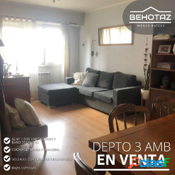 DEPARTEMENTO EN VENTA. 3 AMBIENTES DEPARTAMENTO EN VENTA EN