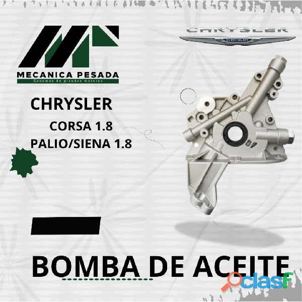 BOMBA DE ACEITE CHRYSLER CORSA 1.8 PALIO/SIENA 1.8