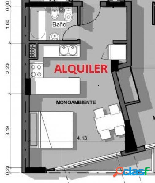 ALQUILER - MONOAMBIENTE. URQUIZA 3424, ROSARIO SANTA FE