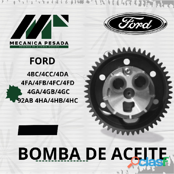 BOMBA DE ACEITE FORD 4BC/4CC/4DA 4FA/4FB/4FC/4FD 4GA/4GB/4GC