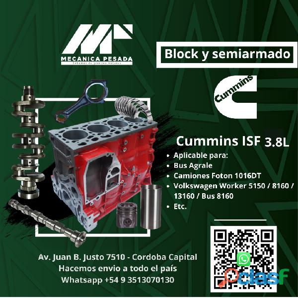 SEMIARMADO PARA CUMMINS ISF 3.8L – 4 CIL
