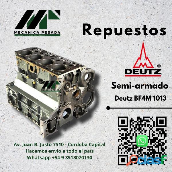 Semiarmado Deutz BF4M 1013 4 Cil. Diámetro cilindro 108mm.