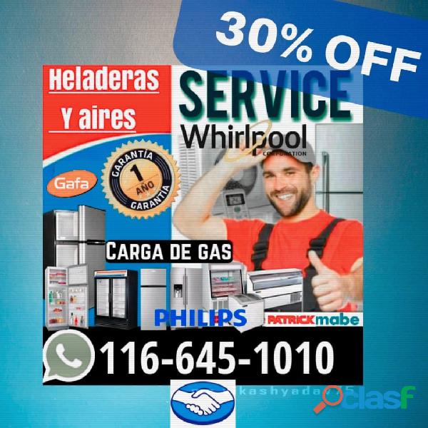 Service heladeras gas motor Pque Chacabuco Colegiales