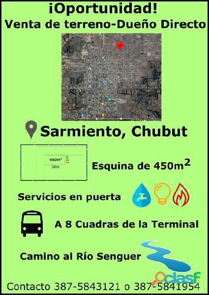 Venta de terreno Dueño directo